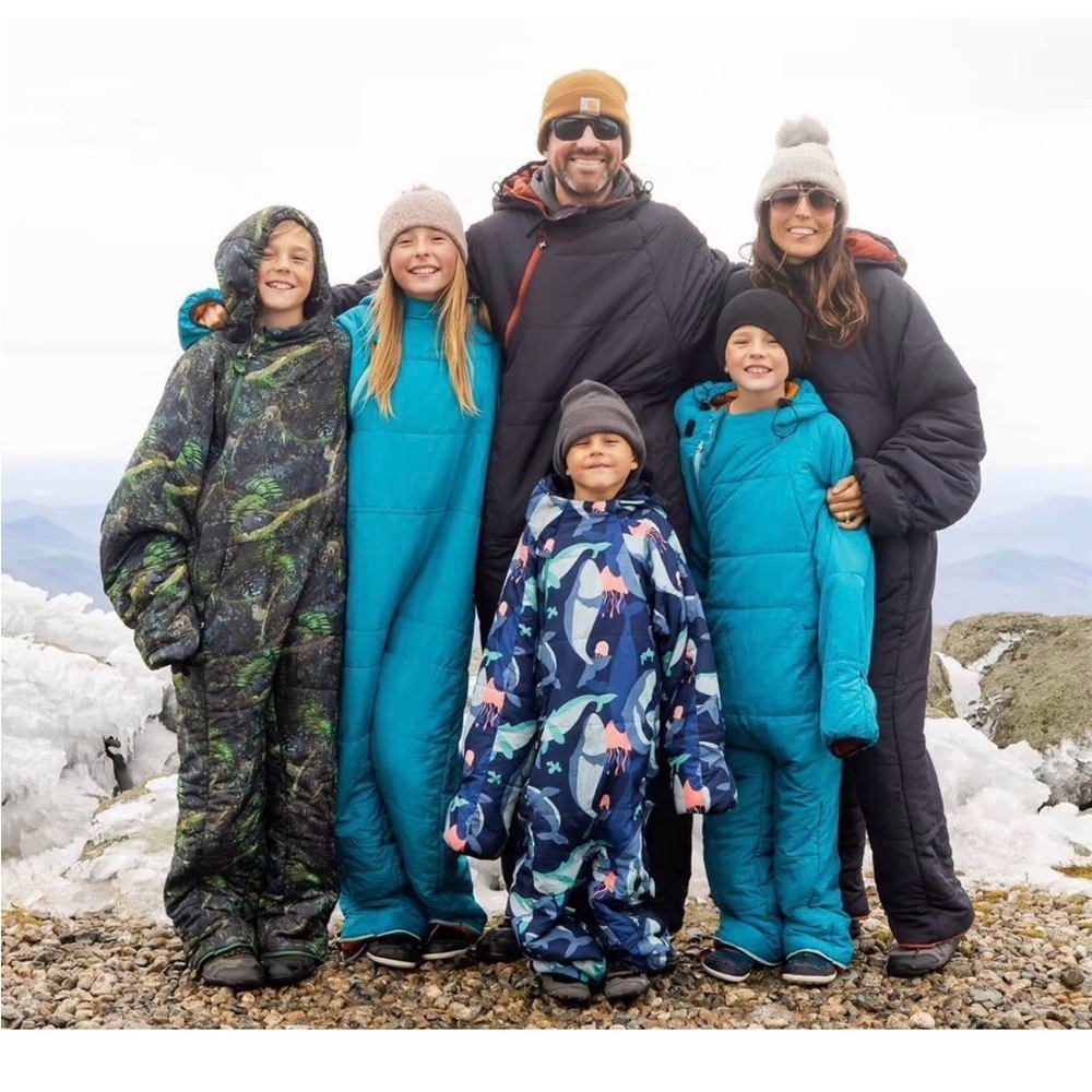 Kids Selk’bag Wearable Sleeping Bag Flamingos